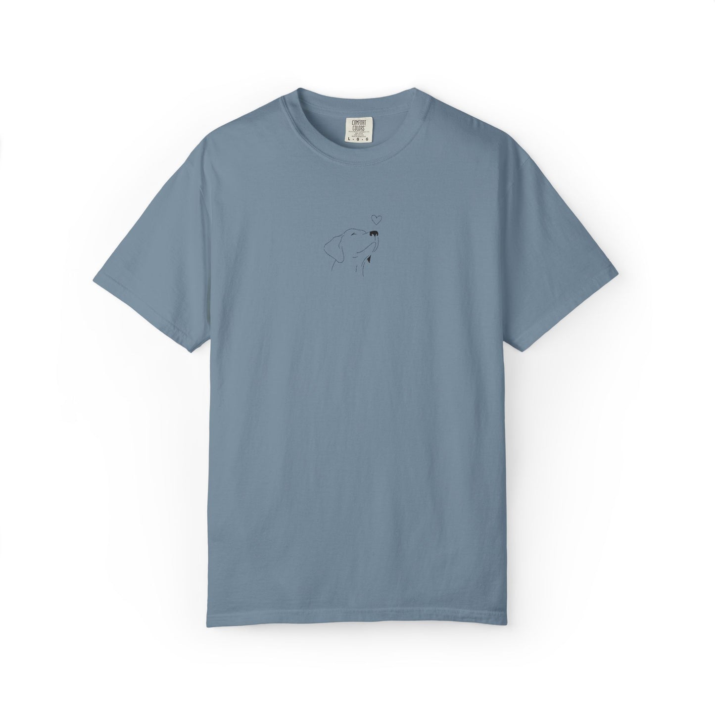 Minimalist White T-Shirt with Tiny Dandelion Graphic