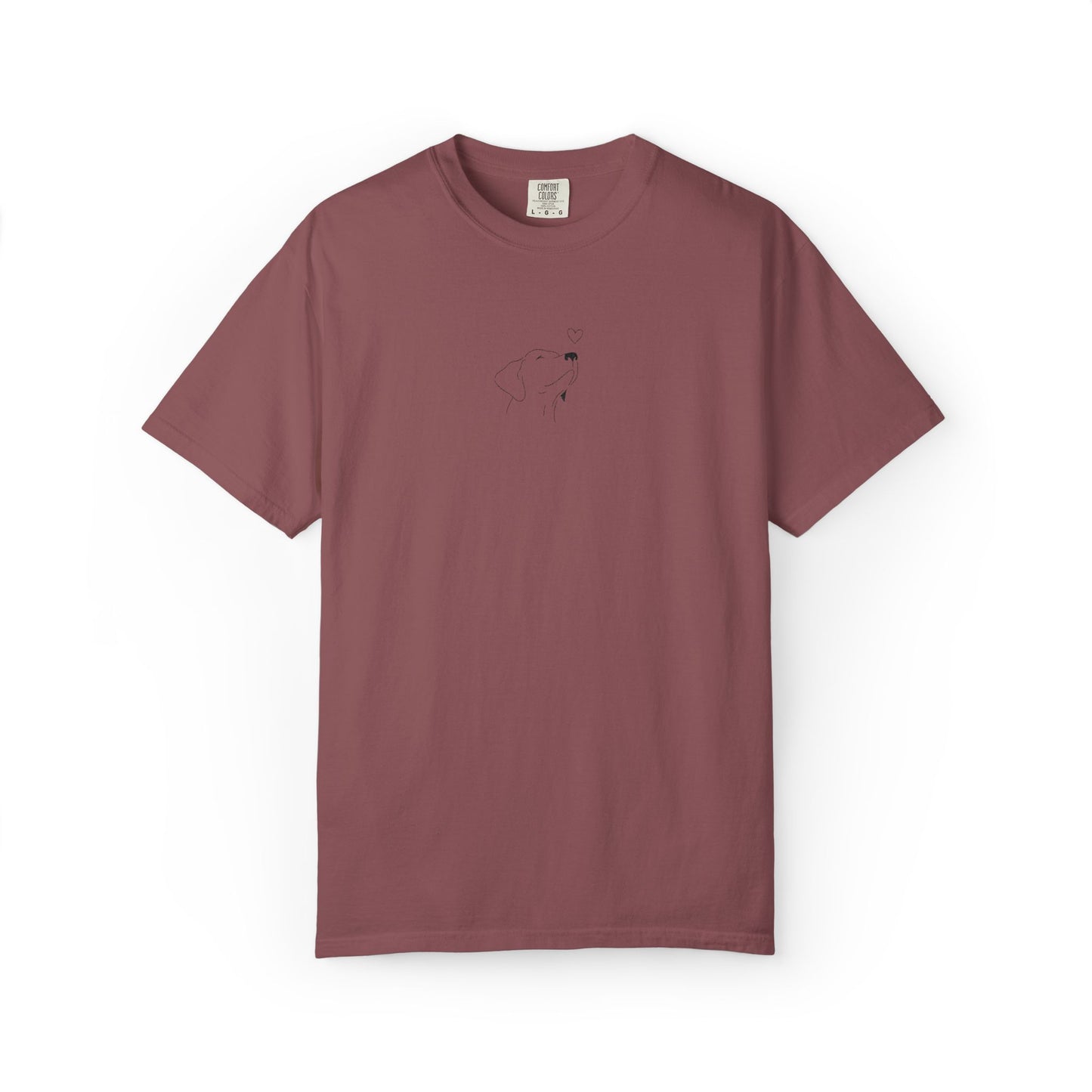 Minimalist White T-Shirt with Tiny Dandelion Graphic