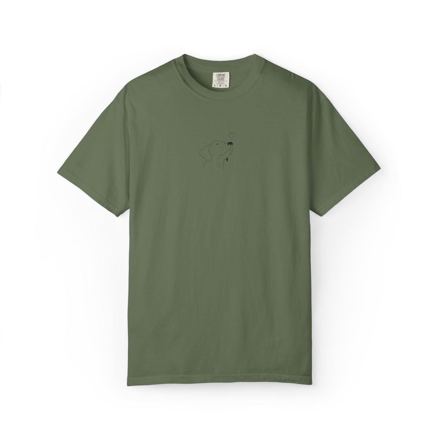 Minimalist White T-Shirt with Tiny Dandelion Graphic