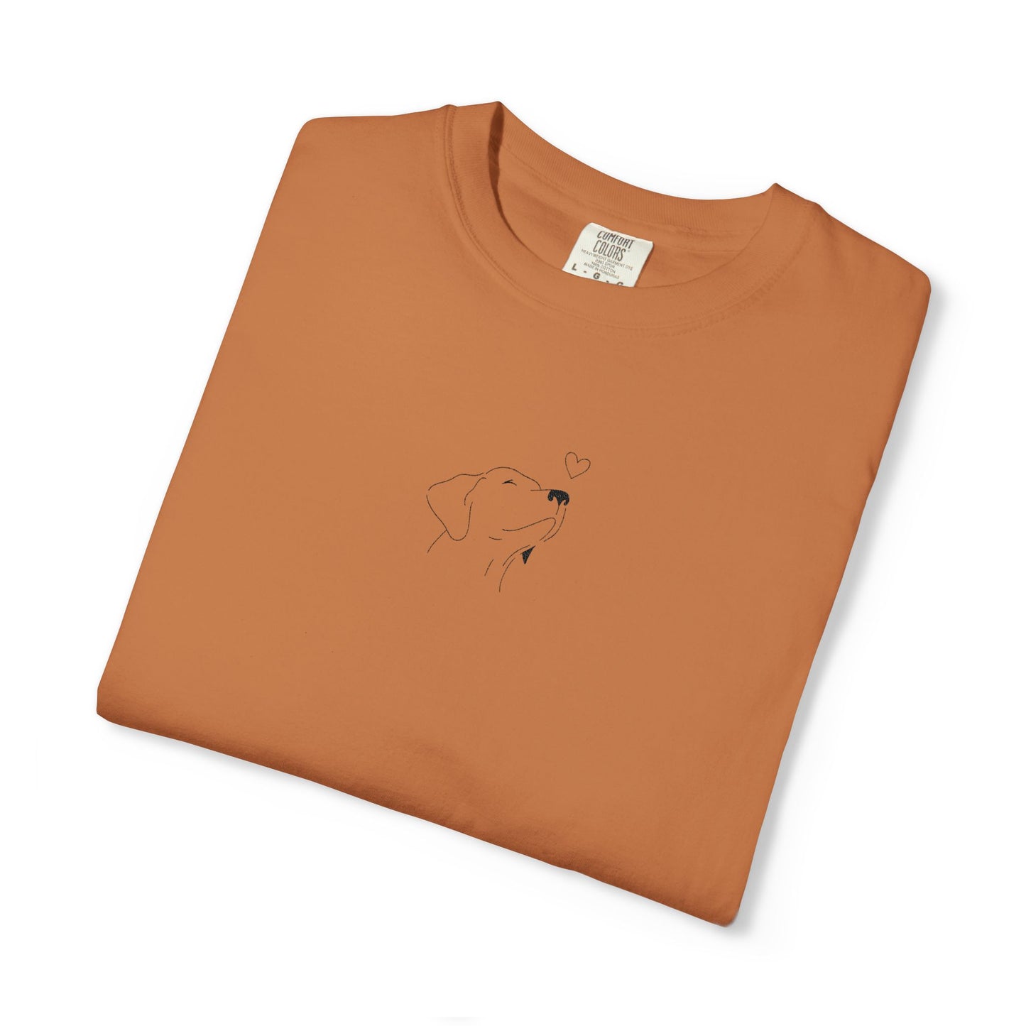 Minimalist White T-Shirt with Tiny Dandelion Graphic