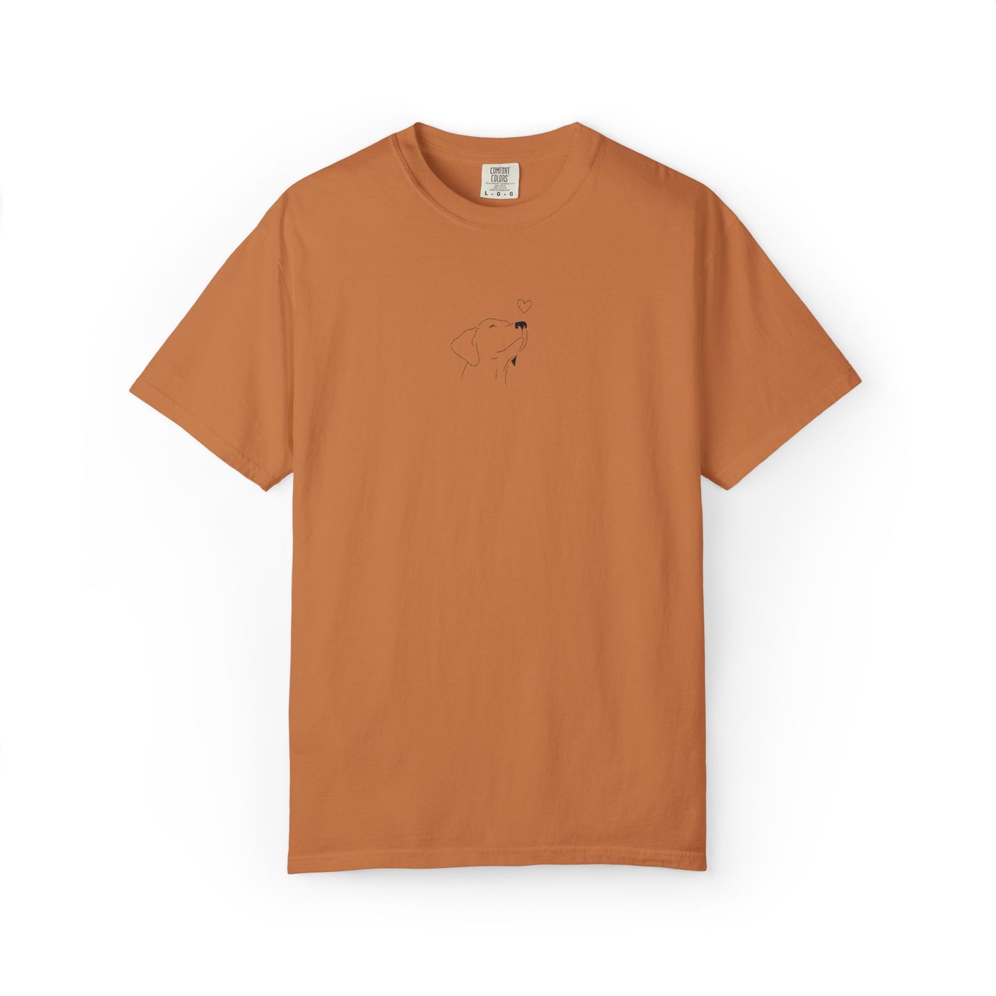 Minimalist White T-Shirt with Tiny Dandelion Graphic