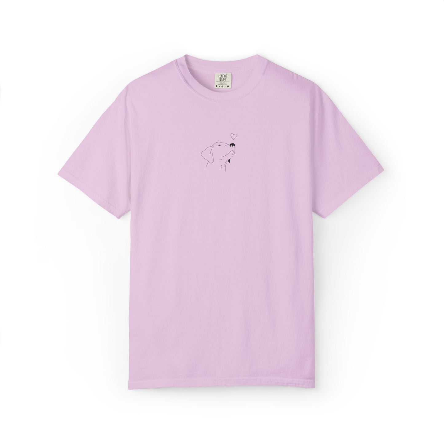 Minimalist White T-Shirt with Tiny Dandelion Graphic