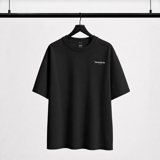 House Of Artia Studio Essential Tee – Minimalist Logo Heavyweight T-Shirt