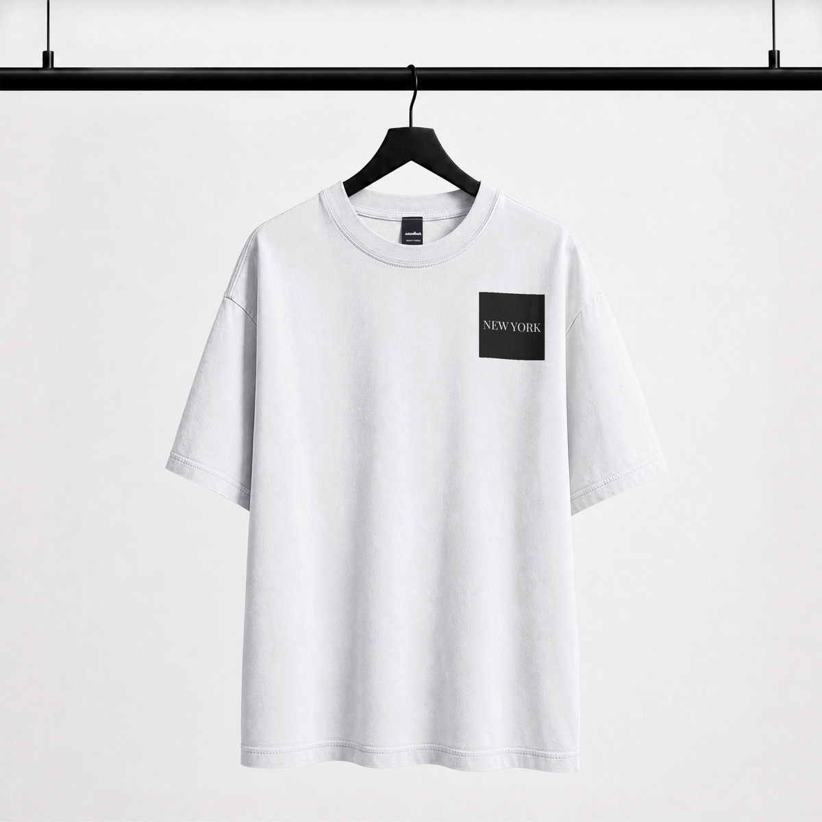 Custom City Map T-Shirt – Silver Monochrome Street Map Print Tee